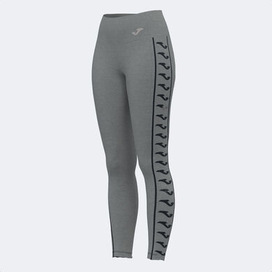 Leggings lang frau Heroic hellgrau schwarz