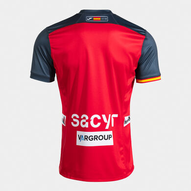 Maglia a manica corta 1&ordf; divisa Federazione Di Pallamano Della Spagna