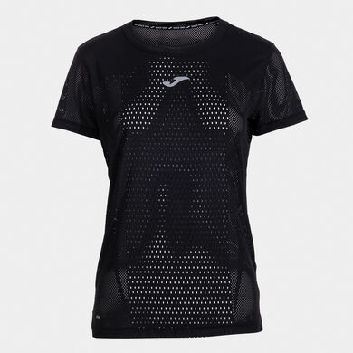 Kurzarmshirt frau R-Trail Nature schwarz