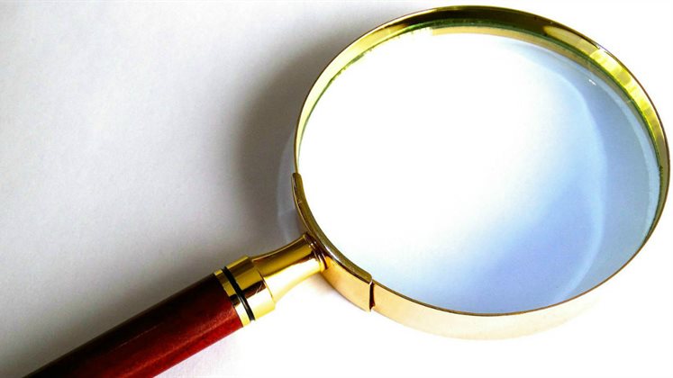 A magnifying glass