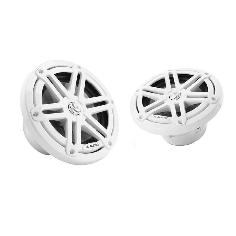 JL Audio M3 Series 6.5" Marine Coaxial Speakers w/ Gloss White Sport Grilles