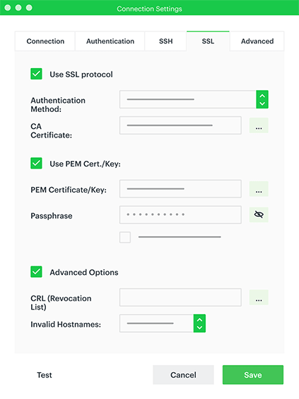 SSL support