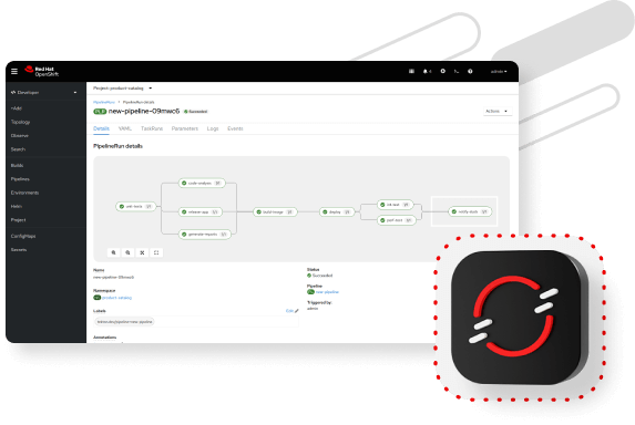 Illustration artistique du produit OpenShift