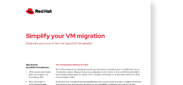 Simplification de la migration des machines virtuelles