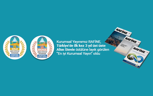 Stevie Awards’tan Tüpraş’a İki Ödül Birden! Tüpraş'a Stevie Awards’tan “En İyi Kurumsal Yayın” Kategorisinde Türkiye’de İlk Kez Üç Yıl Üst Üste Altın Ödül