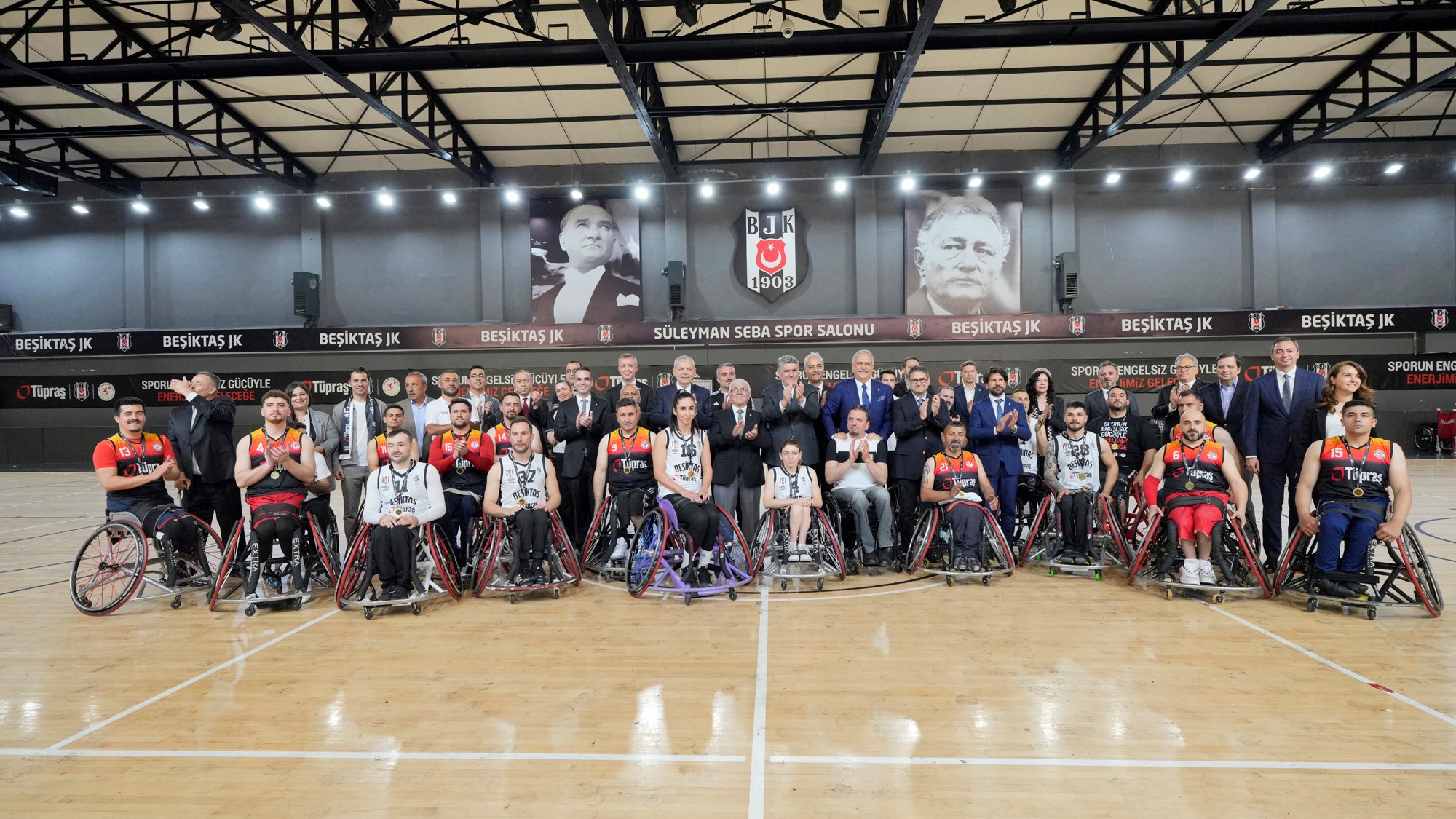 Beşiktaş Tüpraş ve Batman Tekerlekli Sandalye Basketbol Takımları Dostluk Maçında Buluştu