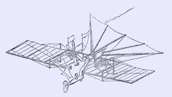 image d’une demande de brevet pour une machine volante