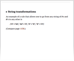 String transformations