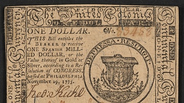 Eight-Dollar Continental Bill, 1775