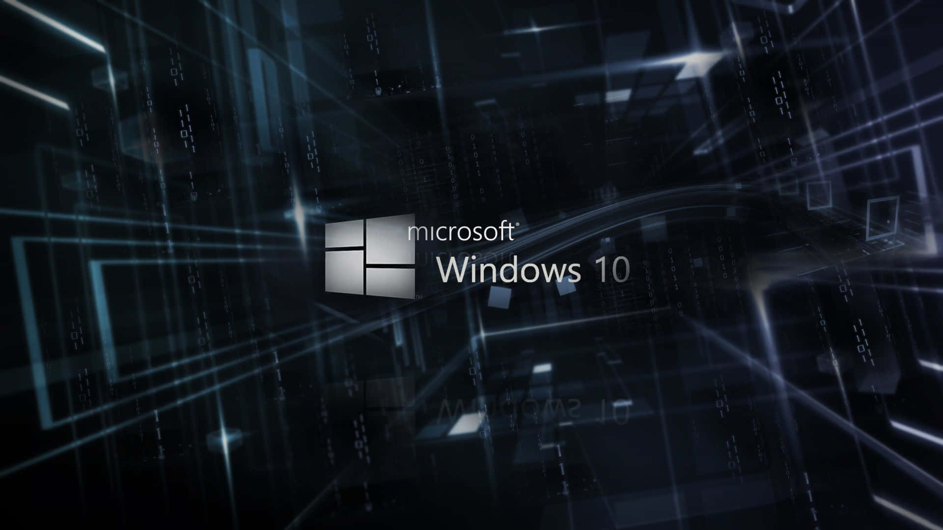 Futuristic black windows Wallpaper