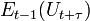 E_{t-1}(U_{t+\tau})