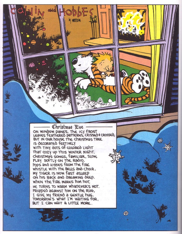 Calvin & Hobbes Christmas Eve Poem Calvin & Hobbes Christmas Eve Poem