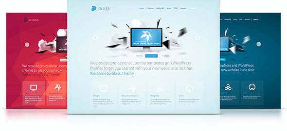 Yootheme Glass 深度汉化中文主题