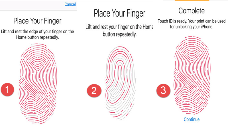 How to add fingerprint passcode to ios