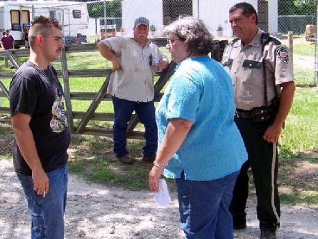 At odds: Willie Davenport (left) and Denise Sofranko