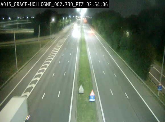 Caméra trafic Belgique - Grâce-Hollogne - E42, jonction avec A604, direction Loncin/Aéroport de Liège - BK 3.2