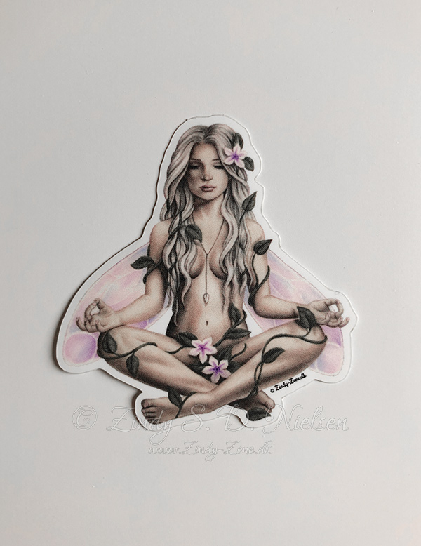 Meditation Sticker Meditation Sticker