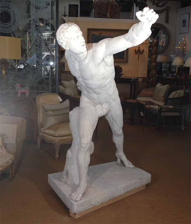 Borghese Gladiator by Randolph John Rogers (1825-1892)