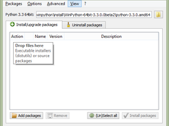 WinPython Control Panel supports all WPPM features through a user-friendly interface