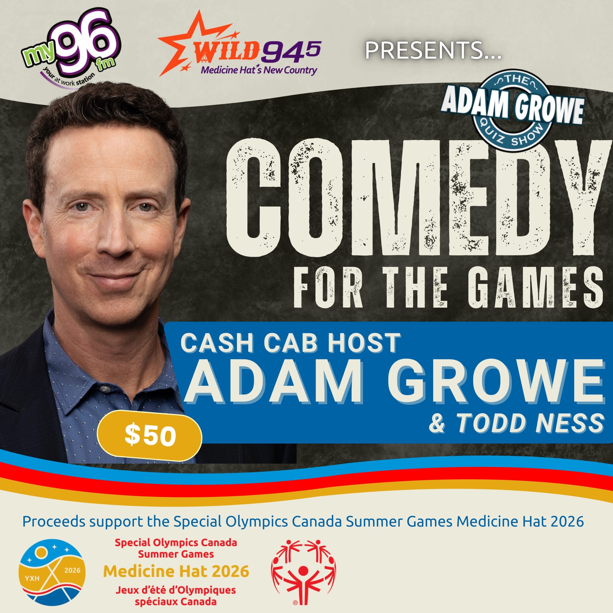 Socials - Esplanade (2) - 1 Comedy For the Games with Adam Growe
