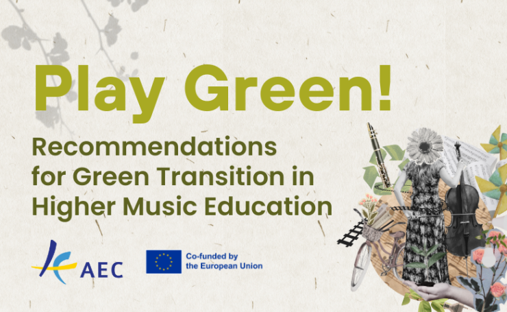 AEC unveils “Play Green! Recommendations for a Sustainable Future in Higher Music Education”