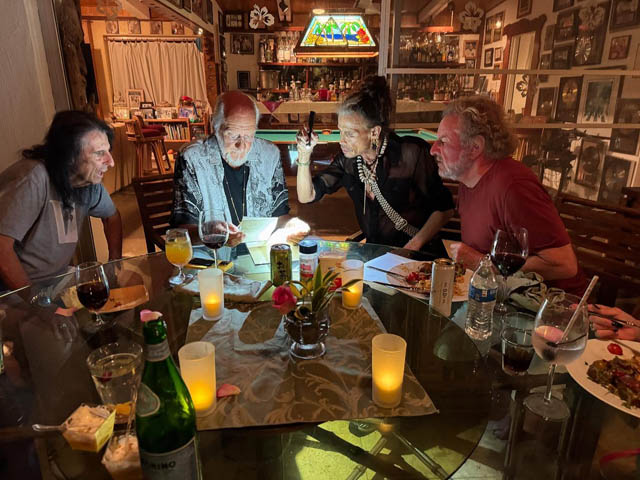 Alice Cooper, Mick Fleetwood, Steven Tyler, Sammy Hagar (Image credit:Sammy Hagar)