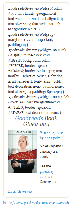 Giveaway widget before deletions