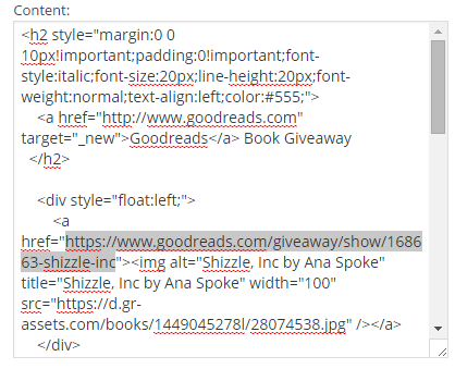 highlighted code