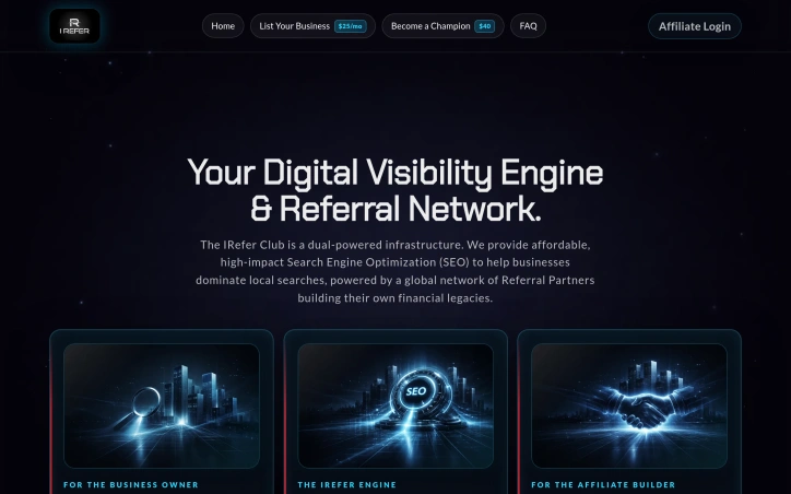 ireferclub.com screenshot