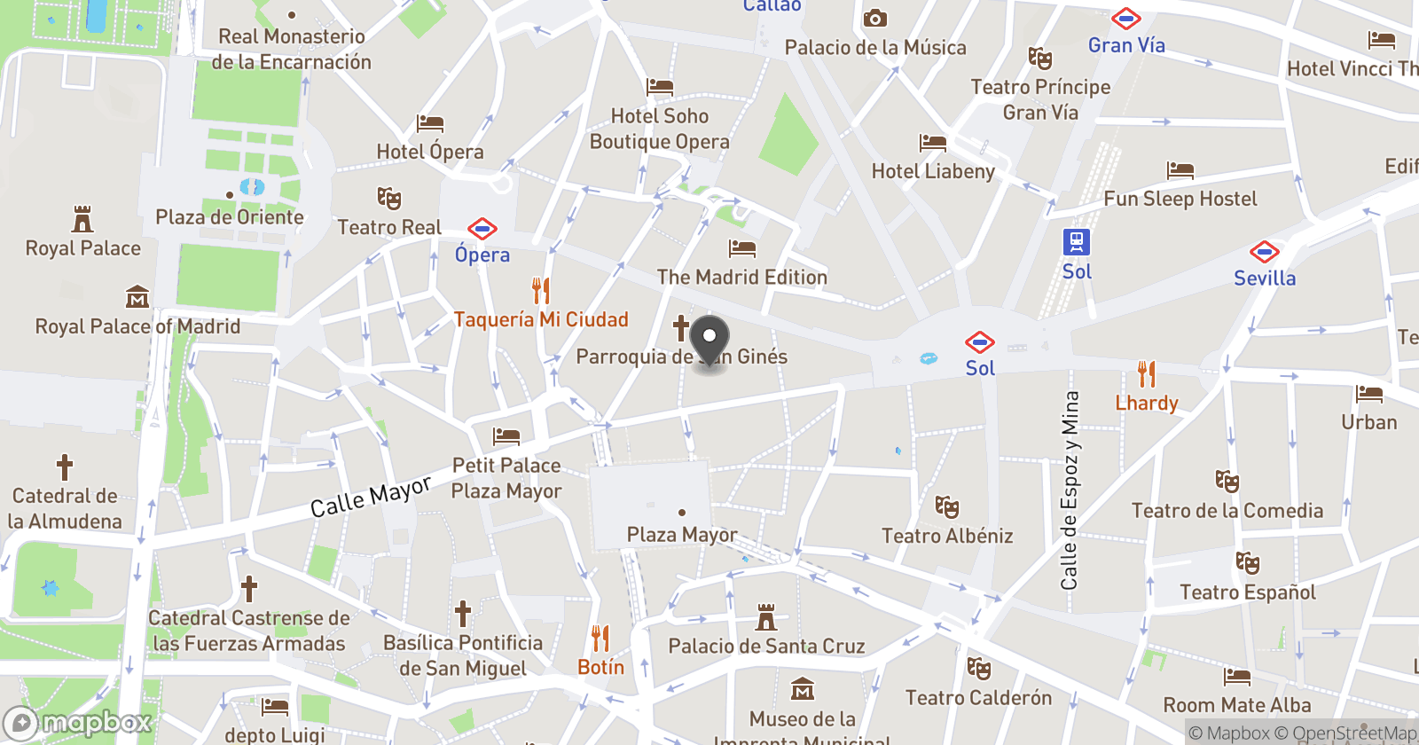 C. Mayor, 18, 1- DERECHA, Centro, 28013 Madrid, Spain