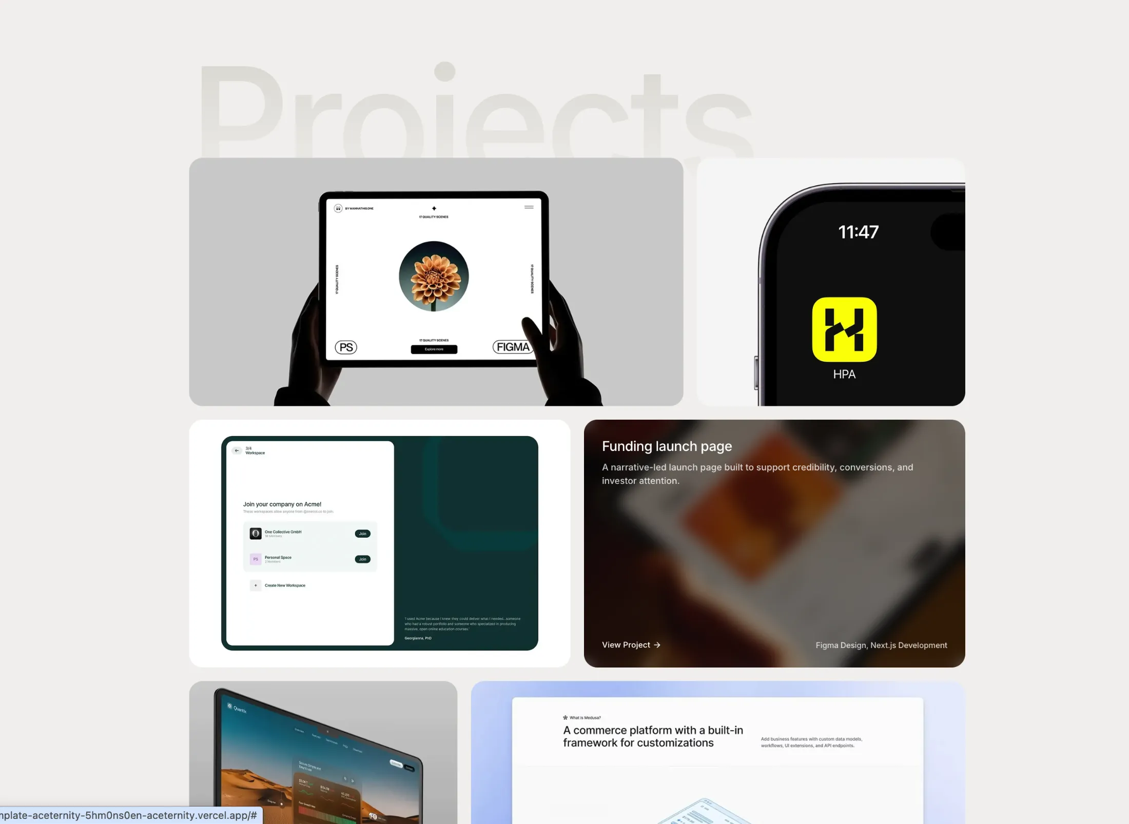 Productized agency projects