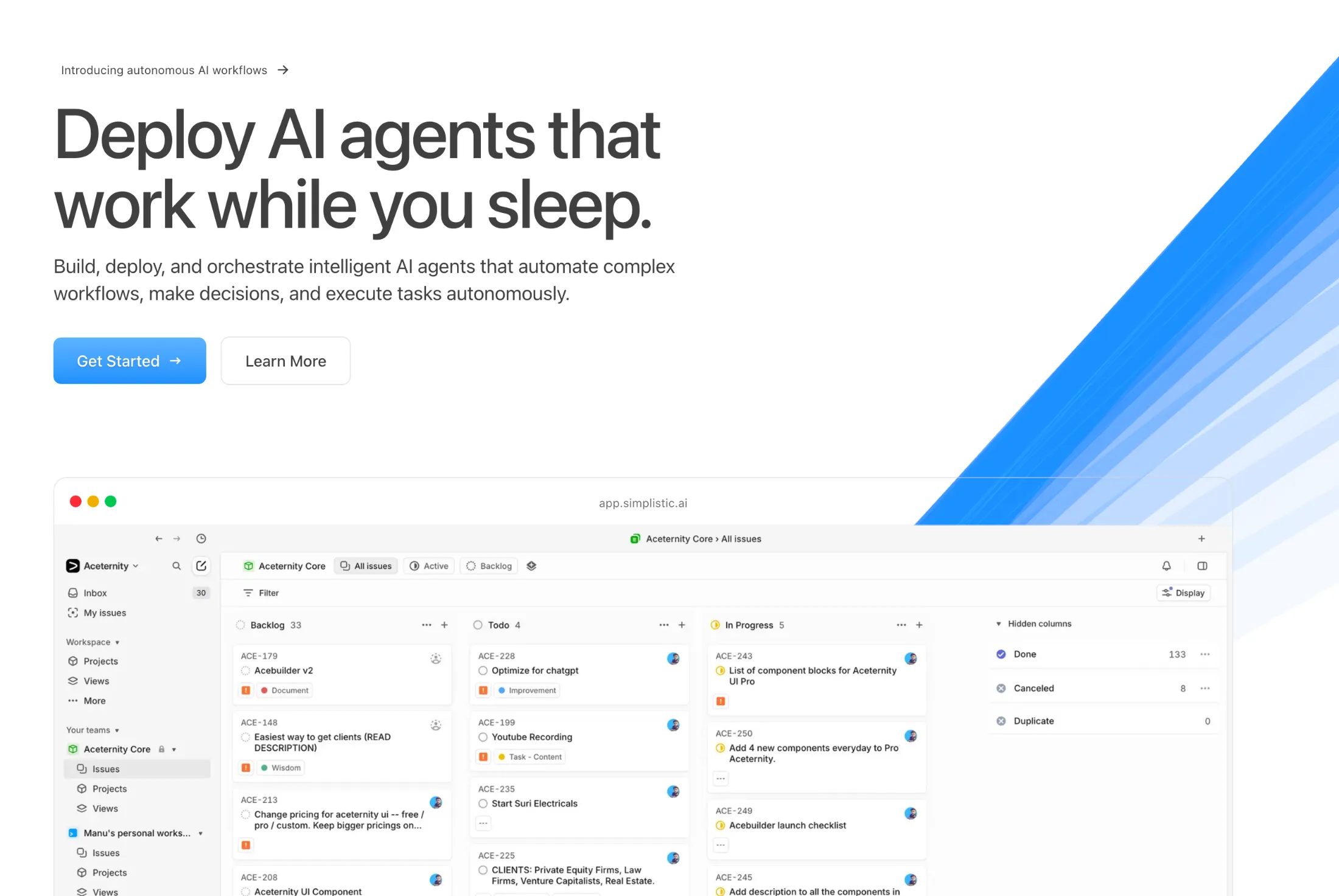 Simplistic SaaS