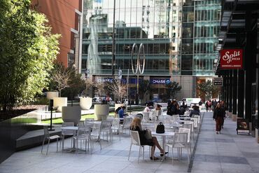 View of the public space seen at 560 Mission St. on Thursday, March 21, 2019, in San Francisco, Calif.