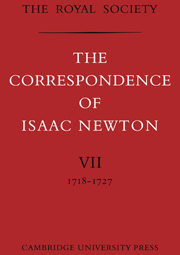 The Correspondence of Isaac Newton