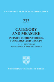 Category and Measure