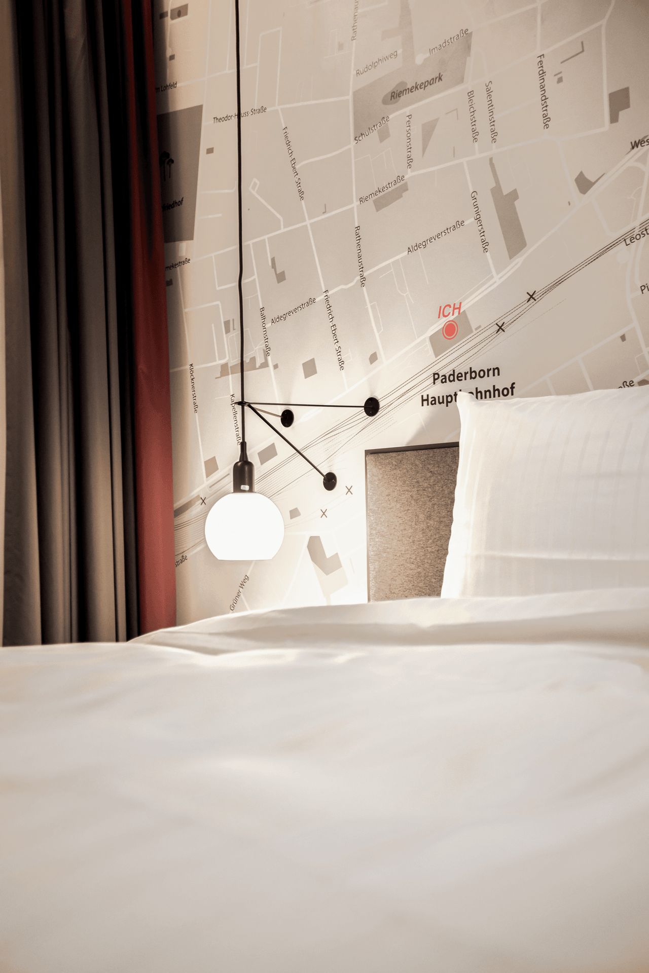 Twin room interior at ICH Paderborn hotel