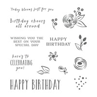 Perennial Birthday Clear-Mount Stamp Set Perennial Birthday Clear-Mount Stamp Set