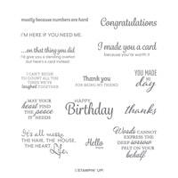 Here's A Card Cling Stamp Set Here's A Card Cling Stamp Set