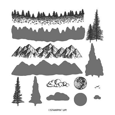 Mountain Air Photopolymer Stamp Set Mountain Air Photopolymer Stamp Set