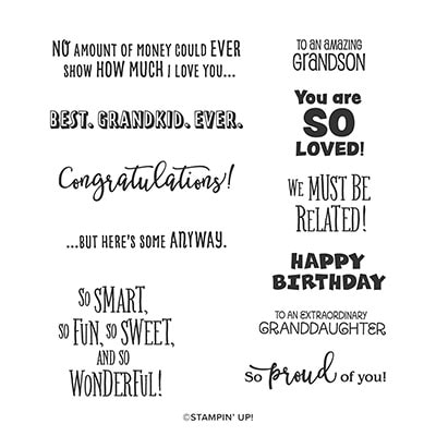 A Grand Kid Cling Stamp Set (English) A Grand Kid Cling Stamp Set (English)