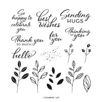 Layering Leaves Photopolymer Stamp Set (English) Layering Leaves Photopolymer Stamp Set (English)