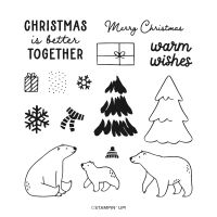 Beary Cute Photopolymer Stamp Set (English) Beary Cute Photopolymer Stamp Set (English)