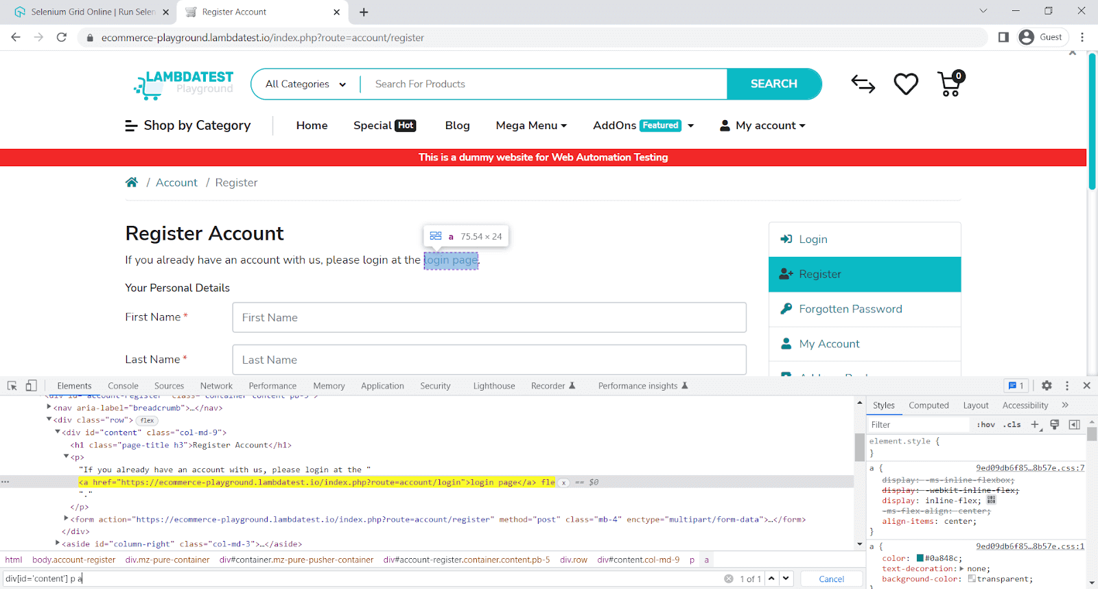 toHaveHrefContaining Implementation toHaveHrefContaining Implementation