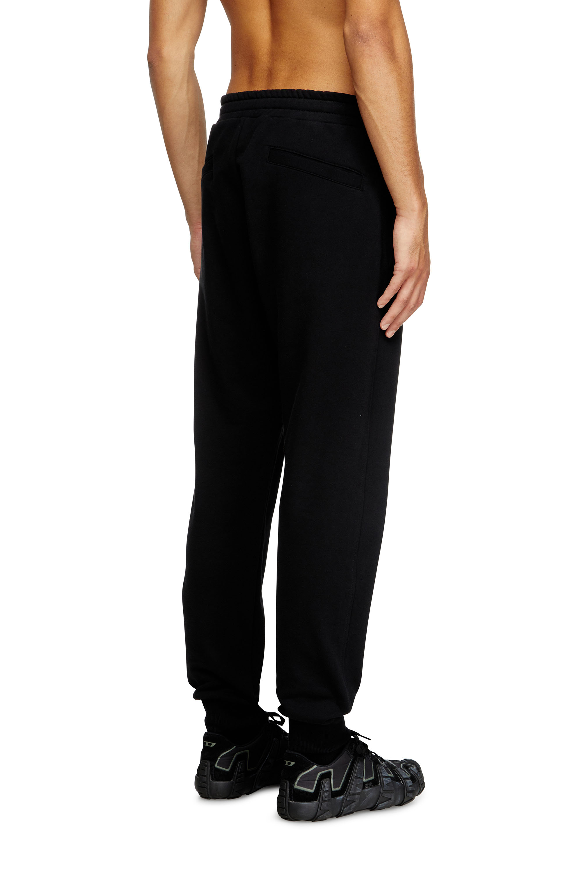 Diesel - P-TARY-DIV, Herren Trackhose mit Logo-Stickerei in Schwarz - 4