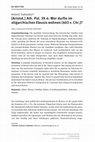 Research paper thumbnail of [Aristot.] Ath. Pol. 39.4: Wer durfte im oligarchischen Eleusis wohnen (403 v. Chr.)?