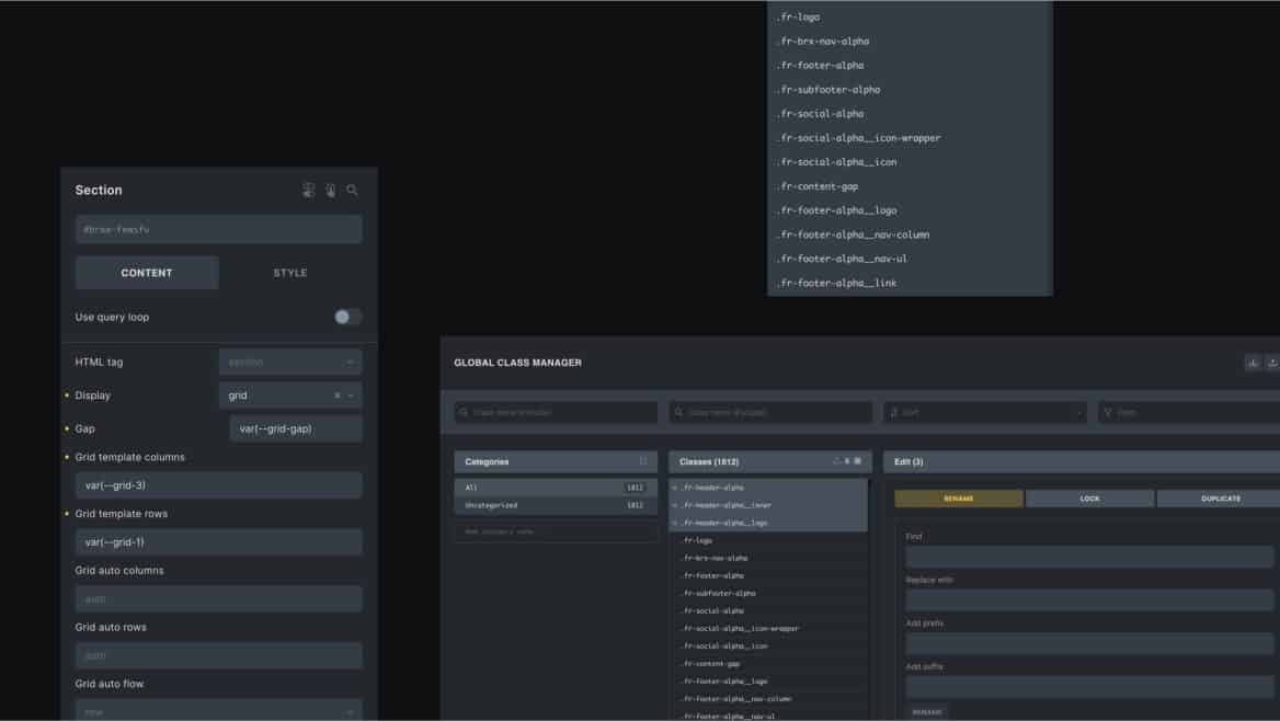 ACSS page builder requirements