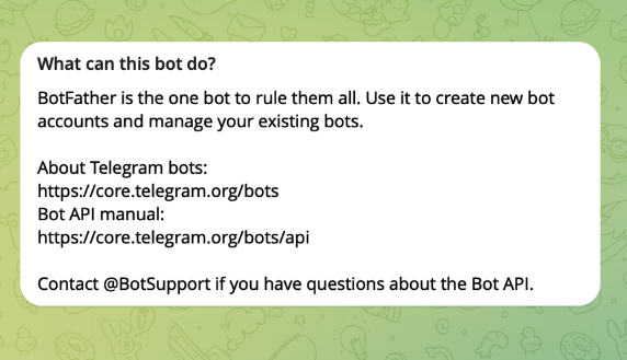 BotFather instructions - Uncanny Automator BotFather Instructions