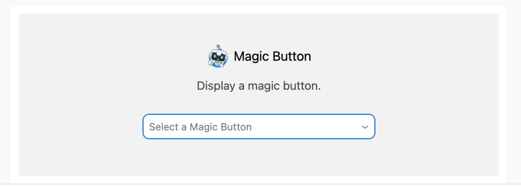 Magic Button Block - Uncanny Automator Magic Button Block