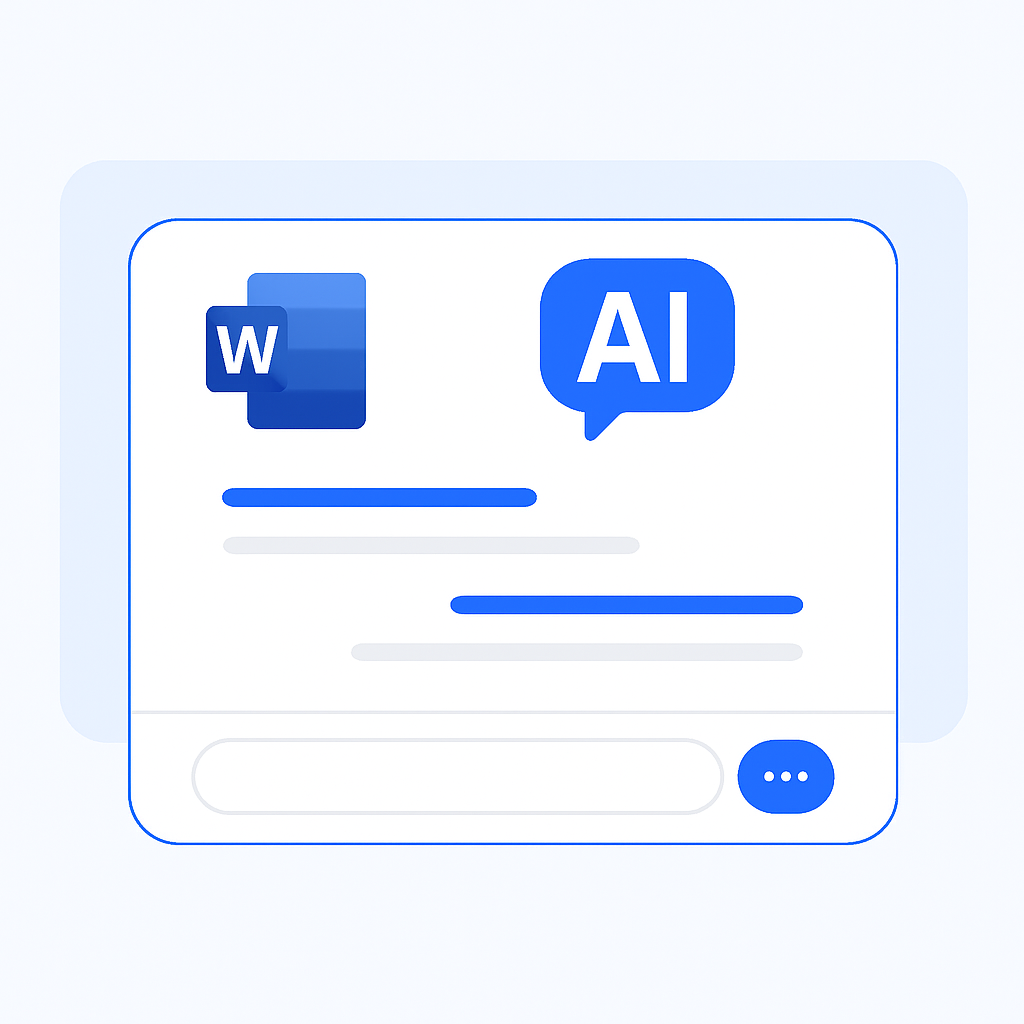 AI Chat with Your Word Document & Data Image