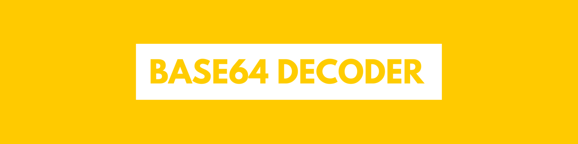 Online Base64 Decoder: Decode Base64 Text or File 1 Base64 Decoder Tool Thumbnail
